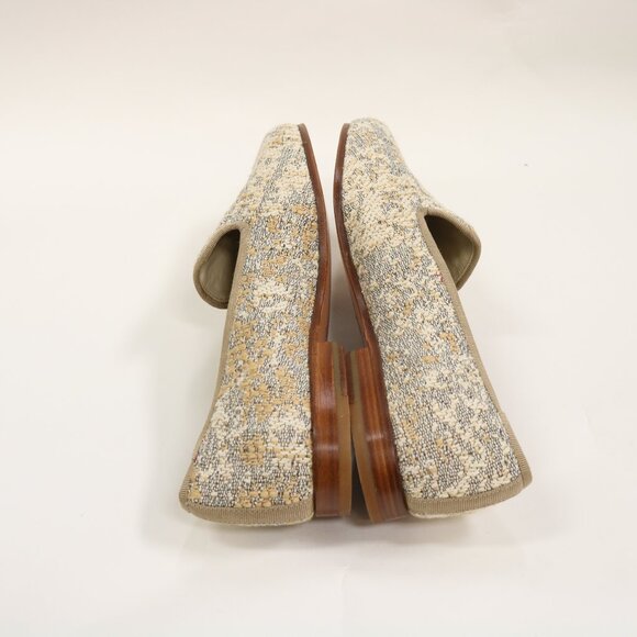 NEW Stubbs & Wootton Tan, Cream And Black Size 7 Slippers - Picture 6 of 8